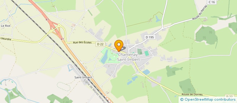 localisation de l'entreprise COMMUNE DE CHANTENAY-SAINT-IMBERT à CHANTENAY-SAINT-IMBERT