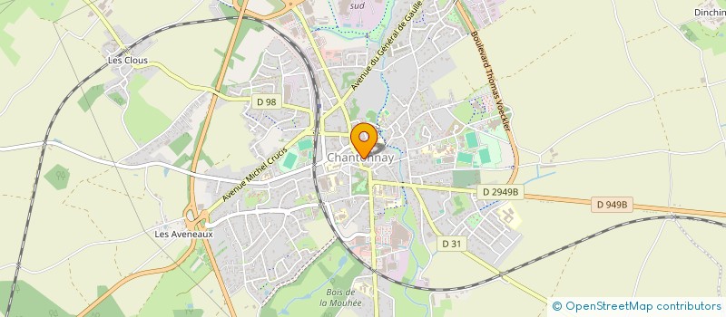 localisation de l'entreprise COMMUNE DE CHANTONNAY  CHANTONNAY