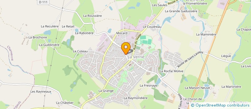 localisation de l'entreprise COMMUNE DE CHANVERRIE à CHANVERRIE