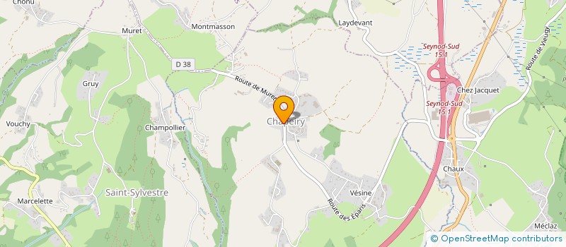 localisation de l'entreprise COMMUNE DE CHAPEIRY  CHAPEIRY