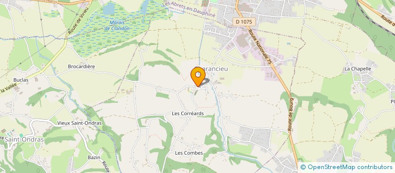 localisation de l'entreprise COMMUNE DE CHARANCIEU  CHARANCIEU