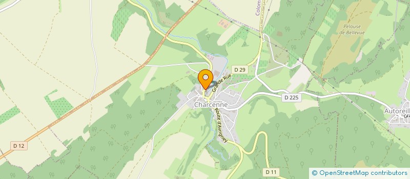localisation de l'entreprise COMMUNE DE CHARCENNE  CHARCENNE