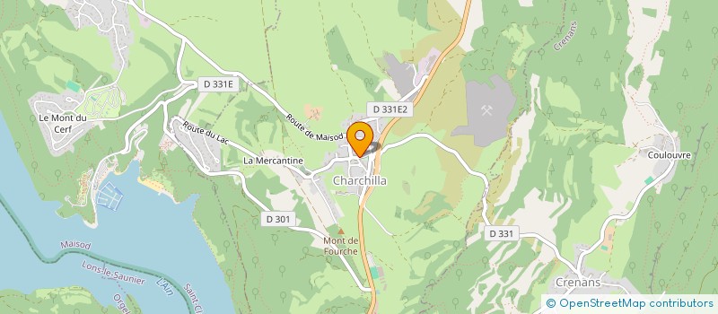 localisation de l'entreprise COMMUNE DE CHARCHILLA  CHARCHILLA
