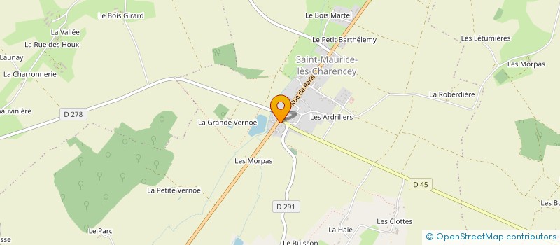 localisation de l'entreprise COMMUNE DE CHARENCEY à CHARENCEY