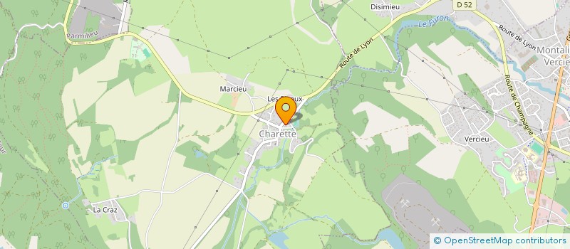 localisation de l'entreprise COMMUNE DE CHARETTE  CHARETTE