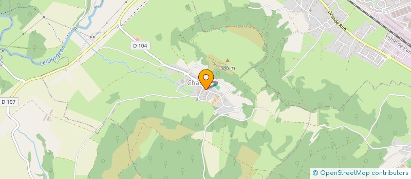 localisation de l'entreprise COMMUNE DE CHARIEZ  CHARIEZ