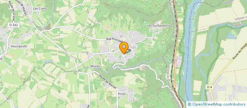 localisation de l'entreprise COMMUNE DE CHARNAS  CHARNAS