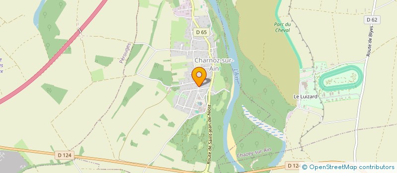 localisation de l'entreprise COMMUNE DE CHARNOZ SUR AIN  CHARNOZ-SUR-AIN