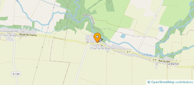 localisation de l'entreprise COMMUNE DE CHARNY LE BACHOT  CHARNY-LE-BACHOT