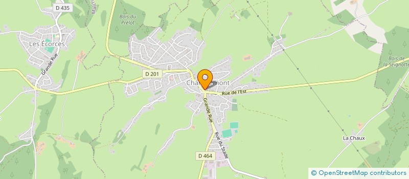 localisation de l'entreprise COMMUNE DE CHARQUEMONT  CHARQUEMONT