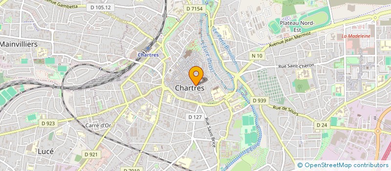 localisation de l'entreprise COMMUNE DE CHARTRES à CHARTRES