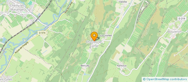 localisation de l'entreprise COMMUNE DE CHASSEY-LE-CAMP  CHASSEY-LE-CAMP