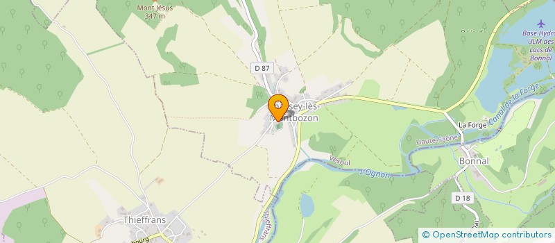 localisation de l'entreprise COMMUNE DE CHASSEY-LES-MONTBOZON  CHASSEY-LES-MONTBOZON