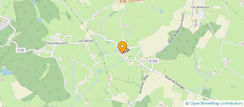 localisation de l'entreprise COMMUNE DE CHASSY  CHASSY