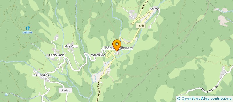 localisation de l'entreprise COMMUNE DE CHATEAU BERNARD  CHATEAU-BERNARD