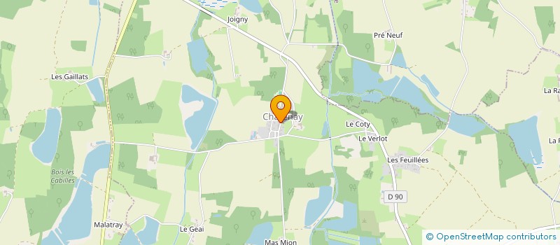 localisation de l'entreprise COMMUNE DE CHATENAY  CHATENAY