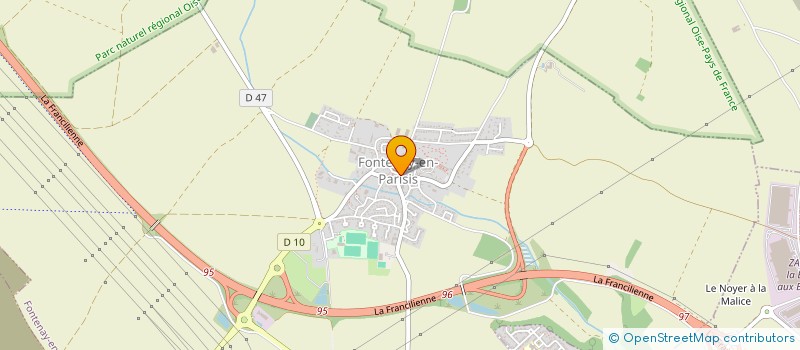 localisation de l'entreprise COMMUNE DE CHATENAY EN FRANCE  CHATENAY-EN-FRANCE