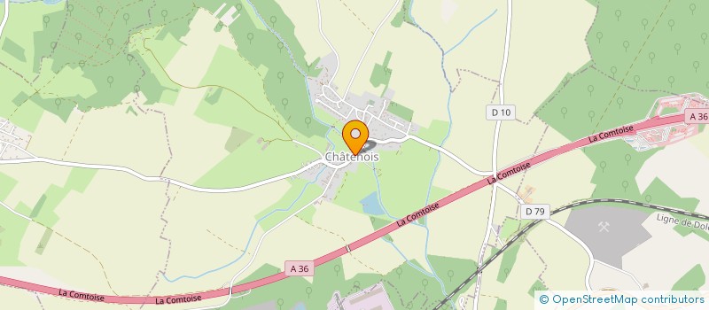 localisation de l'entreprise COMMUNE DE CHATENOIS  CHATENOIS