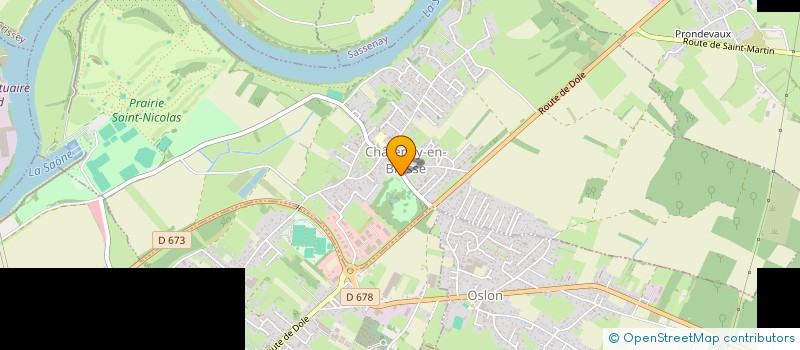 localisation de l'entreprise COMMUNE DE CHATENOY EN BRESSE  CHATENOY-EN-BRESSE