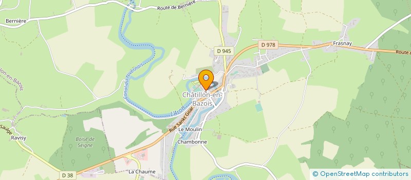 localisation de l'entreprise COMMUNE DE CHATILLON EN BAZOIS à CHATILLON-EN-BAZOIS