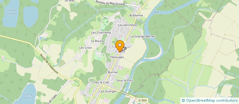 localisation de l'entreprise COMMUNE DE CHATILLON-LA-PALUD à CHATILLON-LA-PALUD