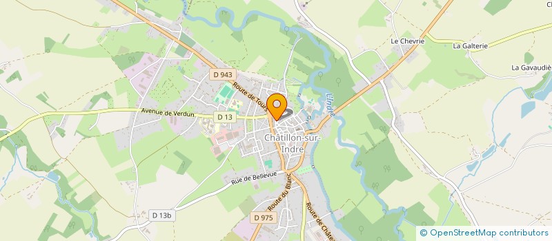 localisation de l'entreprise COMMUNE DE CHATILLON SUR INDRE à CHATILLON-SUR-INDRE