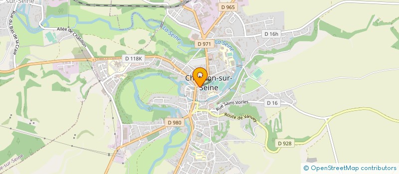 localisation de l'entreprise COMMUNE DE CHATILLON-SUR-SEINE à CHATILLON-SUR-SEINE