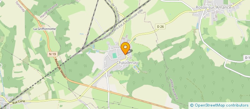localisation de l'entreprise COMMUNE DE CHAUDENAY à CHAUDENAY
