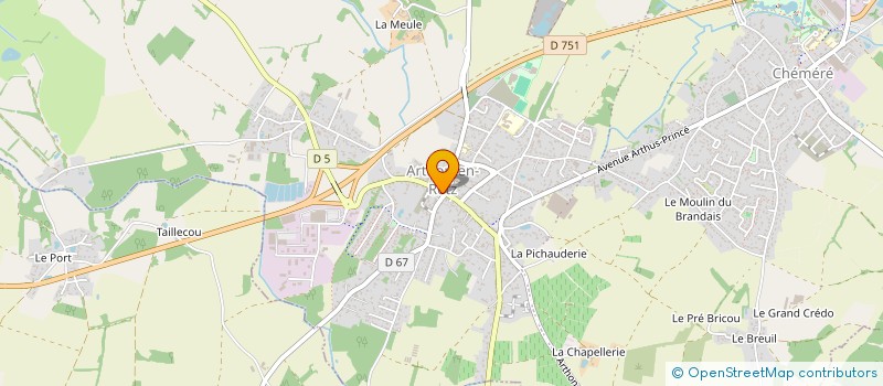 localisation de l'entreprise COMMUNE DE CHAUMES-EN-RETZ à CHAUMES-EN-RETZ