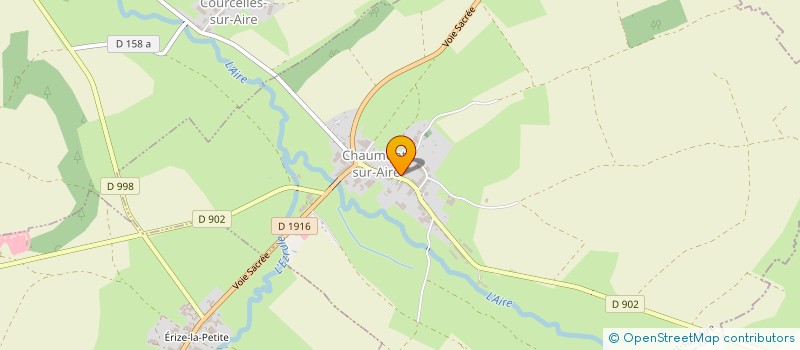 localisation de l'entreprise COMMUNE DE CHAUMONT SUR AIRE à CHAUMONT-SUR-AIRE