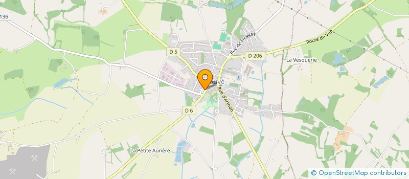 localisation de l'entreprise COMMUNE DE CHAUVE  CHAUVE