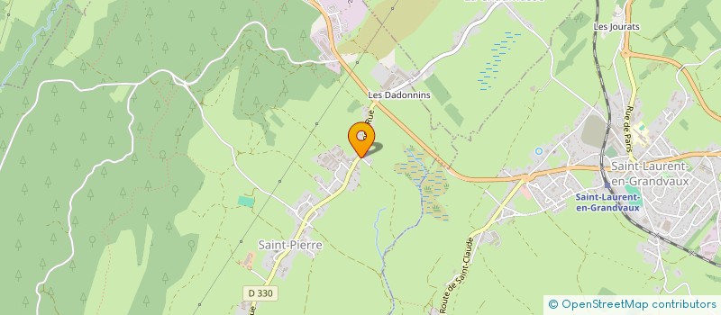 localisation de l'entreprise COMMUNE DE CHAUX DES CROTENAY  CHAUX-DES-CROTENAY