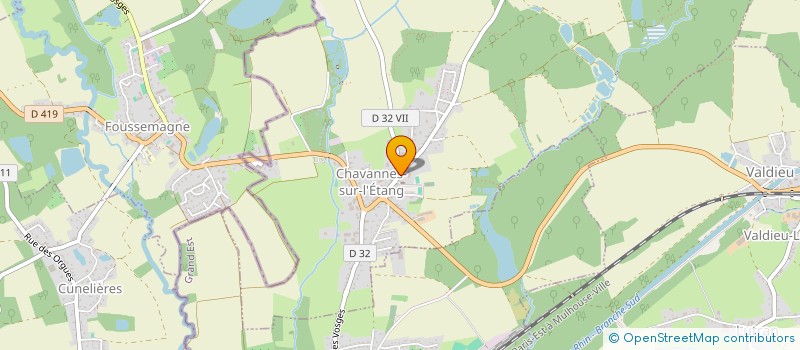 localisation de l'entreprise COMMUNE DE CHAVANNES SUR L ETANG  CHAVANNES-SUR-L'ETANG