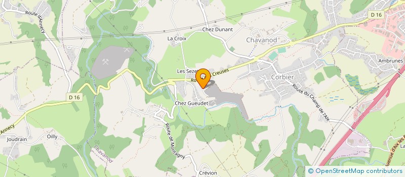 localisation de l'entreprise COMMUNE DE CHAVANOD  CHAVANOD