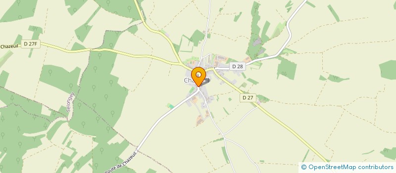 localisation de l'entreprise COMMUNE DE CHAZEUIL à CHAZEUIL
