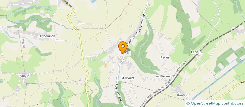 localisation de l'entreprise COMMUNE DE CHELIEU  CHELIEU