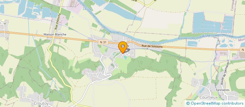 localisation de l'entreprise COMMUNE DE CHELLES  CHELLES