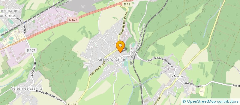 localisation de l'entreprise COMMUNE DE CHEMAUDIN ET VAUX à CHEMAUDIN ET VAUX