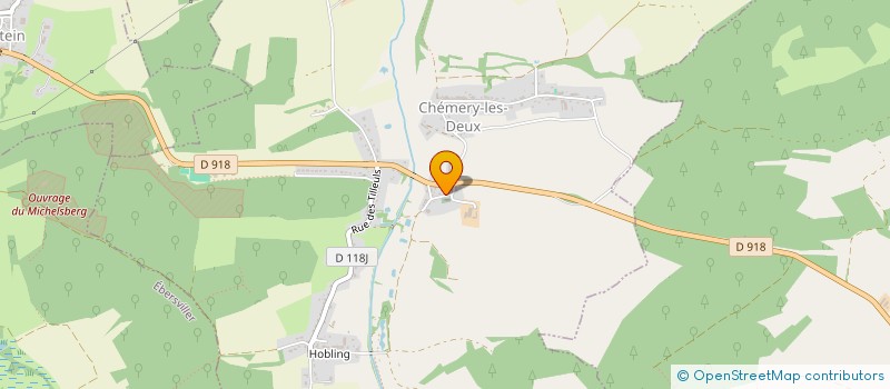 localisation de l'entreprise COMMUNE DE CHEMERY LES DEUX  CHEMERY-LES-DEUX