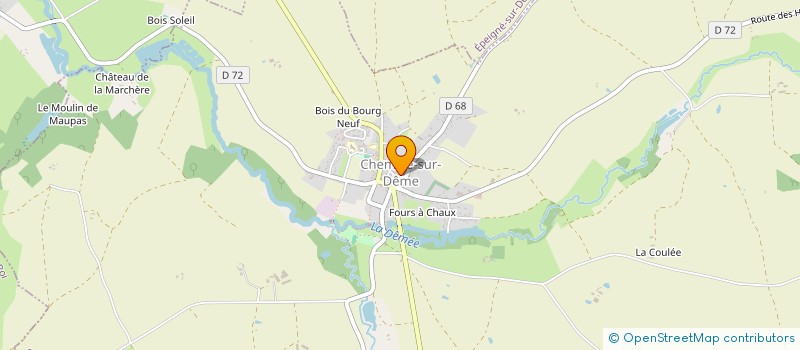 localisation de l'entreprise COMMUNE DE CHEMILLE SUR DEME  CHEMILLE-SUR-DEME