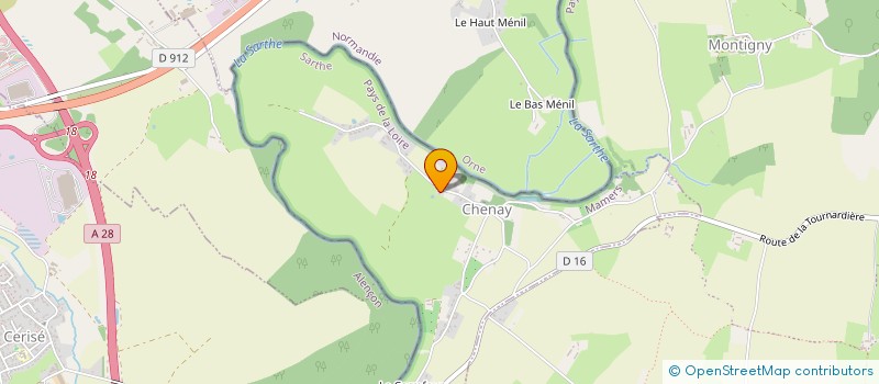 localisation de l'entreprise COMMUNE DE CHENAY  CHENAY