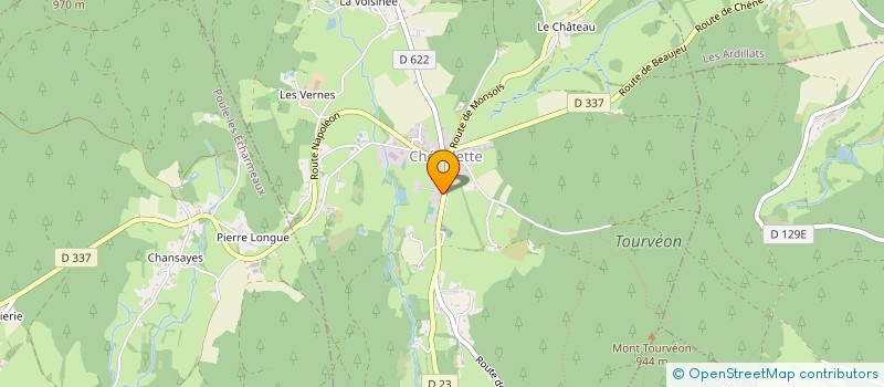 localisation de l'entreprise COMMUNE DE CHENELETTE à CHENELETTE