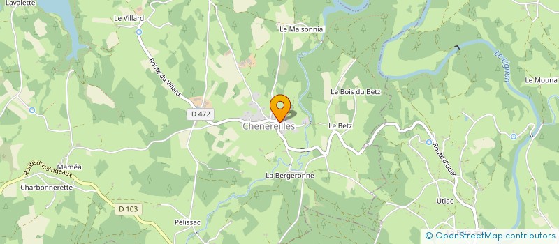 localisation de l'entreprise COMMUNE DE CHENEREILLES  CHENEREILLES