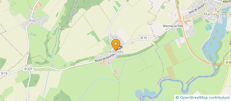 localisation de l'entreprise COMMUNE DE CHENEVREY ET MOROGNE  CHENEVREY-ET-MOROGNE