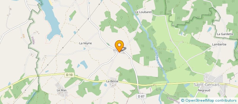 localisation de l'entreprise COMMUNE DE CHERONNAC à CHERONNAC