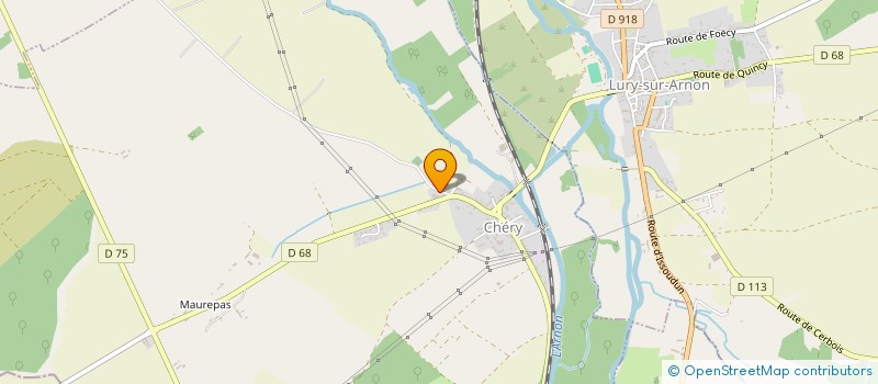 localisation de l'entreprise COMMUNE DE CHERY  CHERY