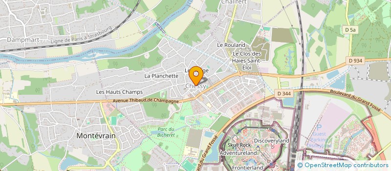 localisation de l'entreprise COMMUNE DE CHESSY à CHESSY