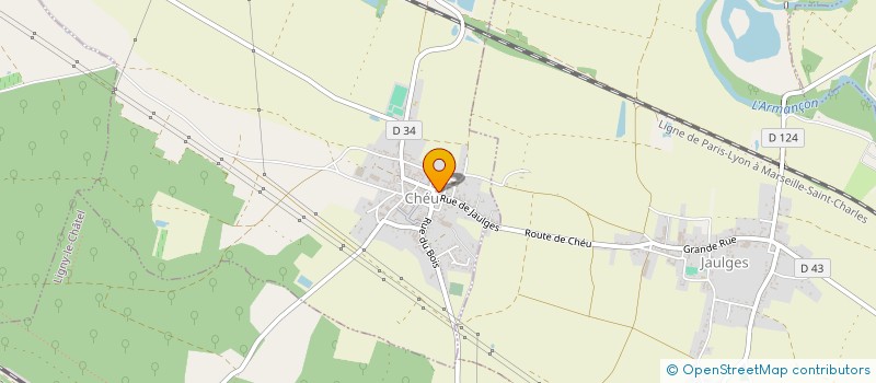 localisation de l'entreprise COMMUNE DE CHEU  CHEU