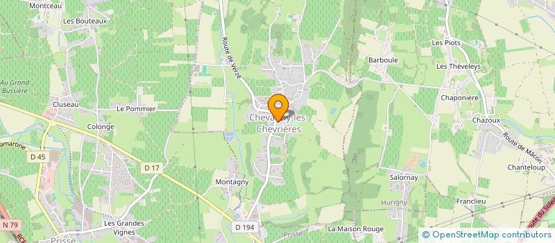 localisation de l'entreprise COMMUNE DE CHEVAGNY LES CHEVRIERES  CHEVAGNY-LES-CHEVRIERES