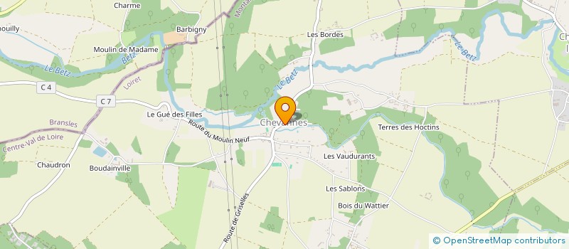 localisation de l'entreprise COMMUNE DE CHEVANNES à CHEVANNES